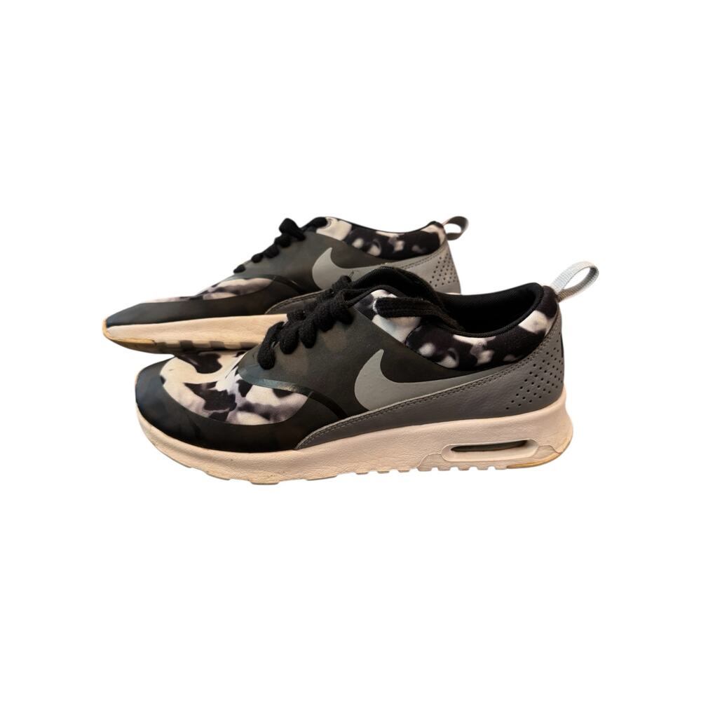 Nike Air Max Thea Camo Sneakers Women’s 7 Black Gray Athletic Running Shoes - Picture 2 of 12